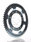 Couronne int.98mm - 56 dents - cambrure 7mm - CHARVIN France - pour Mobylette Motobcane / Motoconfort / MBK (Zingue)