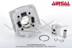 Cylindre / Piston (Kit) Airsal 39 - 50cc - 6 transferts (T6) - pour Mobylettes Motobcane Motoconfort MBK 51 / 41 (AV10)