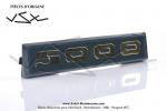 Monogramme (cusson)  clips de capot moteur pour SoleX 5000 (crochets simples)