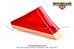 Cabochon de feu rouge - Officiel Motobcane - pour Mobylettes Motobcane / Motoconfort 88 / Cady / SP 94TT / SP 93 (...)