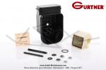 Filtre  air de carburateur complet (Silencieux) Gurtner AR2-12 729 / 774 pour Mobylette Motobcane / MBK  moteur fixe