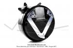 Rservoir plastique - Noir - complet - logo  SoleX  peint en blanc - type origine France - pour SoleX 3800 (Mottaz)