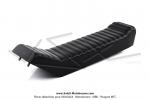 Selle longue en mousse noire pour Mobylette Motobcane Motoconfort D55 / 51 Le Mans