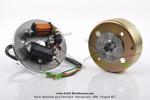 Allumage lectronique (Volant-magntique complet) type  Moriyama  - Zingu jaune - pour Mobylette Motobcane MBK 51 / 41 / 881 (AV10)