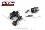 Kit de fixation de pot d'chappement avec rotule - Giannelli - pour Mobylette Motobcane / MBK 51  bras oscillant carr