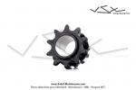 Pignon cannel de transmission - Cannelures courtes - 10 dents 415 - pour poulie  embrayage Racing G3 VSX / G3 BIDALOT