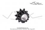 Pignon cannel de transmission - Cannelures courtes - 10 dents 415 - pour poulie  embrayage Racing G3 VSX / G3 BIDALOT