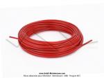 Gaine de frein - de starter - d'acclrateur - de dcompresseur - 5mm - Couleur Rouge (le mtre)