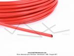 Gaine de frein - de starter - d'acclrateur - de dcompresseur - 5mm - Couleur Rouge (le mtre)