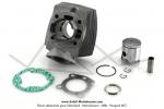 Cylindre / Piston (Kit) - 40mm - 50cc - Alu - T6 (6 transferts) - sans trou de dcompresseur - pour Peugeot FOX / FXR (...)