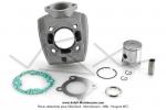 Cylindre / Piston (Kit) - 40mm - 50cc - Alu - T6 (6 transferts) - sans trou de dcompresseur - pour Peugeot FOX / FXR (...)