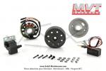 Allumage MVT Millenium EXT101 (Rotor externe) - avec fonction clairage - pour Mobylette Motobcane / MBK 51  Kick (AV10)