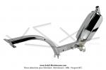Cadre chrom - Standard FRANCE - rservoir 3,7 litres - pour Peugeot 103 SP / MVL / Excalibur (...) avec allumage  rupteur