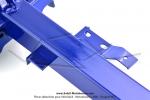 Cadre Bleu Mtallis brillant - Standard EXPORT - rservoir 3,7 litres - pour Peugeot 103 SP / MVL lectronique