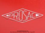Sacoches  Prosac  P01 Rouge  02  - Finitions  liserets Noirs - Coins Rouges - Fixation  crochets - Spciales pour VloSoleX (la paire)