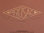 Sacoches  Prosac  P01 Marron - Finitions  liserets noirs - Fixation  crochets - Spciales pour VloSoleX (la paire)