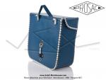 Sacoches Prosac P01 Bleu SoleX  06  - Finitions  Vichy - Fixation  crochets -  Prosac  - Spciales VloSoleX (la paire)