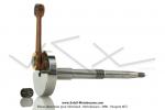 Vilebrequin (Embiellage) pour SoleX Comptition - Racing - 15mm - Cne d'allumage Derbi
