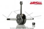 Vilebrequin (Embiellage) Airsal - type Origine - Pas  droite - pour Mobylette Motobcane / MBK 51 / 41 / 881 (AV10)