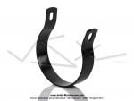 Collier de pot d'chappement - Noir - pour Peugeot 101 / 102 / 103 / 104 (livr sans la vis)