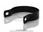 Collier de pot d'chappement - Noir - pour Peugeot 101 / 102 / 103 / 104 (livr sans la vis)