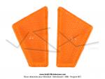 Catadioptres de bulle de phare - sans cuvelage noir - pour Peugeot 103 MVL / VOGUE (la paire)