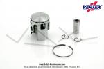 Piston complet VERTEX - 39mm - 50cc - Lettre A - axe de 13mm -  1 segment  L  pour kits Gilardoni pour Mobylettes Motobcane / MBK 51 (AV10)