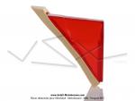Cabochon de feu rouge - Import - pour Mobylettes Motobcane / Motoconfort 88 / Cady / SP 94TT / SP 93 (...)