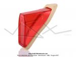 Cabochon de feu rouge - Import - pour Mobylettes Motobcane / Motoconfort 88 / Cady / SP 94TT / SP 93 (...)