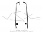 Reposes-pieds chroms (Tringles) pour Peugeot 103 SP