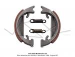 Mchoires de frein  tambour 80mm x 18mm Leleu pour Mobylettes Motobcane / Motoconfort / MBK 51 / Peugeot 103 / SoleX 3800 Motobcane (la paire)