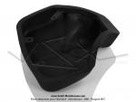 Dessus de selle Noir nu - PVC - pour Peugeot 103 / MBK 51 (Import)