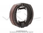 Mchoires de frein  tambour - 100x23mm - type PRIOR / IDEAL / ATOM pour Mobylette Motobcane Motoconfort MBK 88 / 89 / 92 / 881 (la paire)