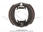 Mchoires de frein  tambour - 100x23mm - type PRIOR / IDEAL / ATOM pour Mobylette Motobcane Motoconfort MBK 88 / 89 / 92 / 881 (la paire)