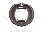 Mchoires de frein  tambour - 100x23mm - type PRIOR / IDEAL / ATOM pour Mobylette Motobcane Motoconfort MBK 88 / 89 / 92 / 881 (la paire)