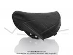 Selle plastique noir complte - Gauthier - pour Mobylette Motobcane / Motoconfort / MBK / Peugeot