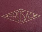 Sacoches  Prosac  P03 - Bordeaux - Finitions  Vichy  - Fixation par sangles - pour Mobylettes Motobcane / MBK / Peugeot / VloSoleX (la paire)