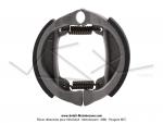 Mchoires de frein  tambour 80mm x 20mm Leleu pour Mobylette Motobcane / Motoconfort / MBK 51 / Peugeot 103 / SoleX 3800 Motobcane (la paire)