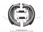 Mchoires de frein  tambour 80mm x 20mm Leleu pour Mobylette Motobcane / Motoconfort / MBK 51 / Peugeot 103 / SoleX 3800 Motobcane (la paire)