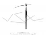 Pont / Support de garde-boue Chrom pour Peugeot 103 MVL