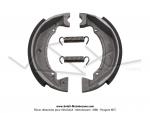 Mchoires de frein  tambour - 100x23mm - type PRIOR / IDEAL / ATOM pour Mobylette Motobcane Motoconfort MBK 88 / 89 / 92 / 881 (la paire)