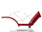 Cadre rouge vif brillant - Standard EXPORT - rservoir 3,7 litres - pour Peugeot 103 SP / MVL lectronique