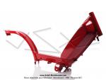 Cadre rouge vif brillant - Standard EXPORT - rservoir 3,7 litres - pour Peugeot 103 SP / MVL lectronique