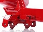 Cadre rouge vif brillant - Standard EXPORT - rservoir 3,7 litres - pour Peugeot 103 SP / MVL lectronique