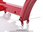 Cadre rouge vif brillant - Standard EXPORT - rservoir 3,7 litres - pour Peugeot 103 SP / MVL lectronique