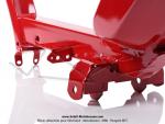 Cadre rouge vif brillant - Standard EXPORT - rservoir 3,7 litres - pour Peugeot 103 SP / MVL lectronique