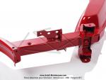 Cadre rouge vif brillant - Standard EXPORT - rservoir 3,7 litres - pour Peugeot 103 SP / MVL lectronique