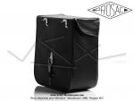 Sacoches  Prosac  P01E Noires - Finitions  lisers noirs - Coins Noirs - Fixation  crochets - Spciales pour VloSoleX (la paire)