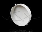 Capot volant magntique Blanc pour Peugeot 101 / 102 / 103 / 104 / BB  rupteur