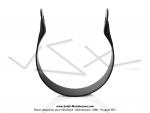 Collier de pot d'chappement - Noir - pour Peugeot 101 / 102 / 103 / 104 (livr sans la vis)